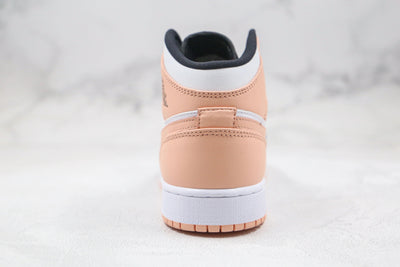 Jordan 1 Mid Arctic Orange Black Toe