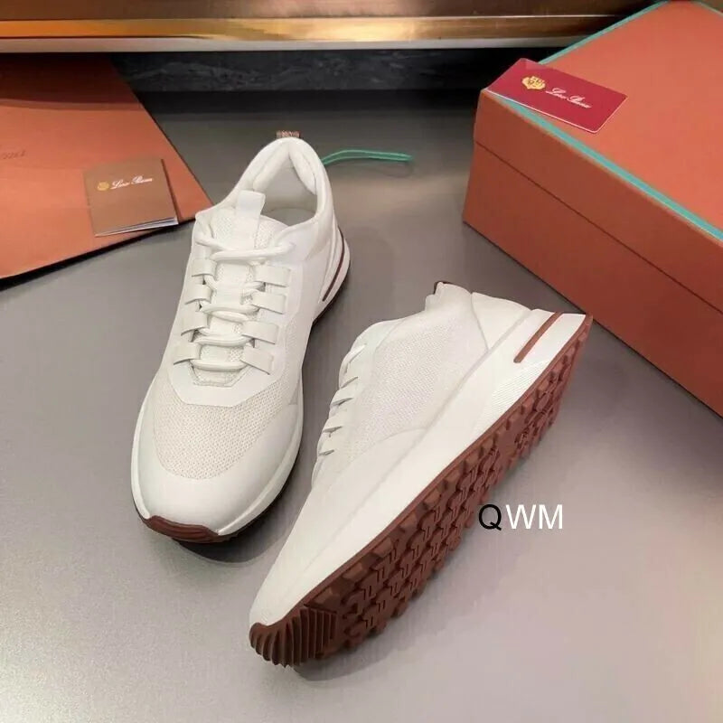 Loro Piana 360 Flex Walk Sneakers – White