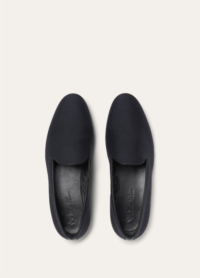 Loro Piana Opera Walk Loafer - Black