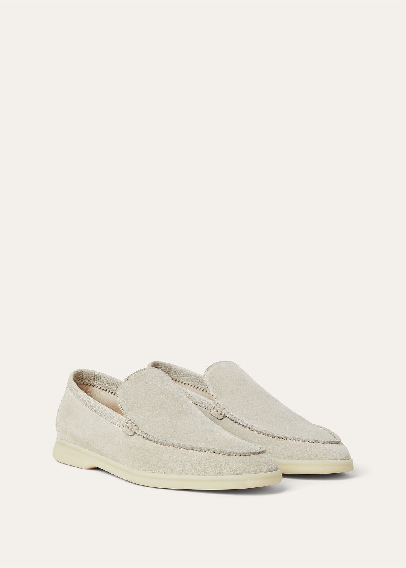 Loro Piana Summer Walk Loafer - Pearl