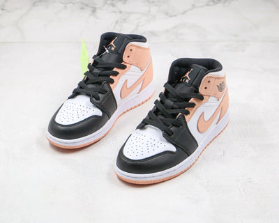 Jordan 1 Mid Arctic Orange Black Toe