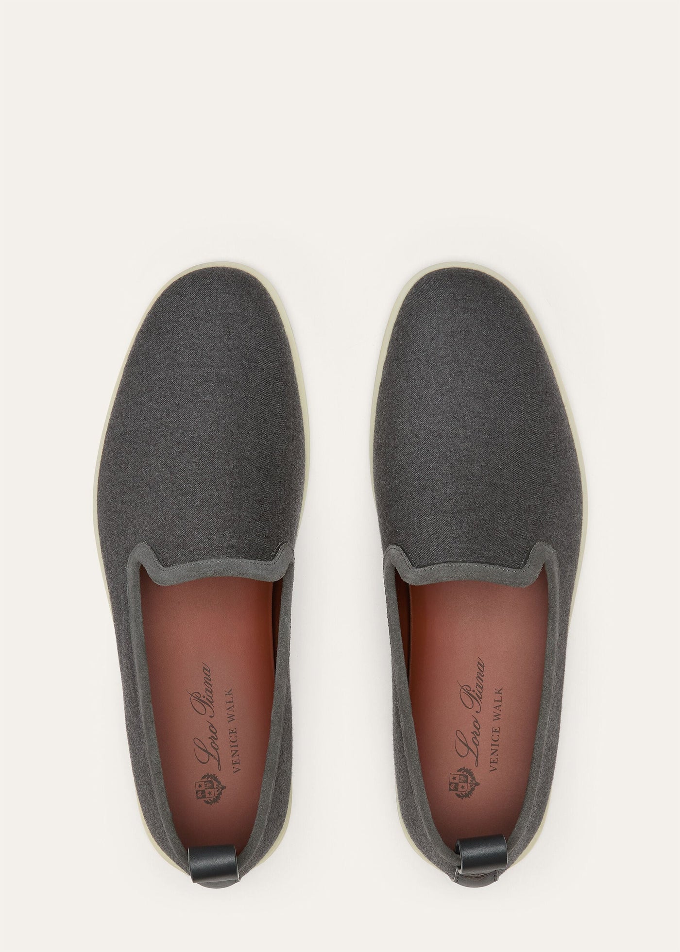 Loro Piana Venice Walk The Gift of Kings Loafers Grey