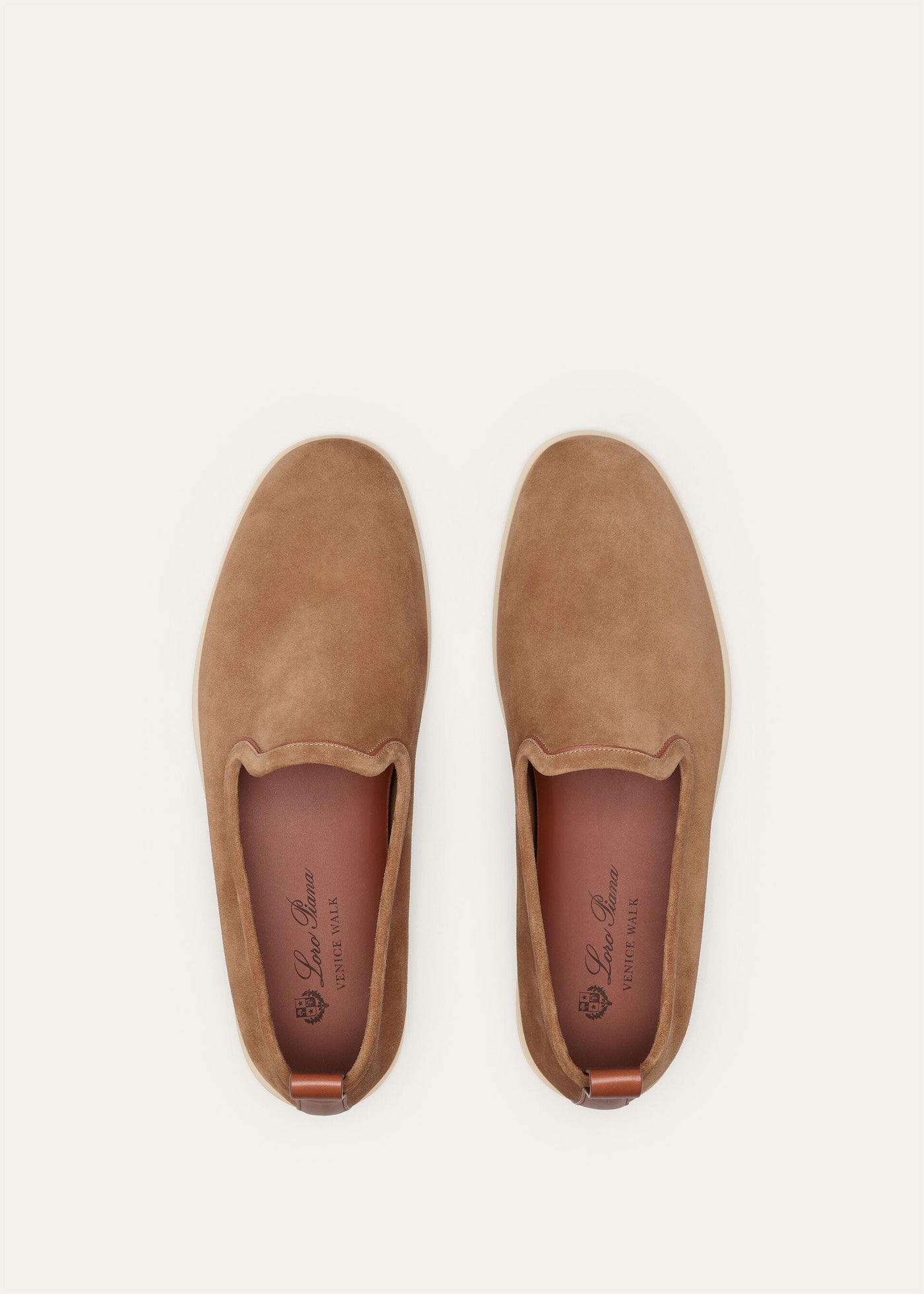 Loro Piana Venice Walk Loafers - Dark Birch