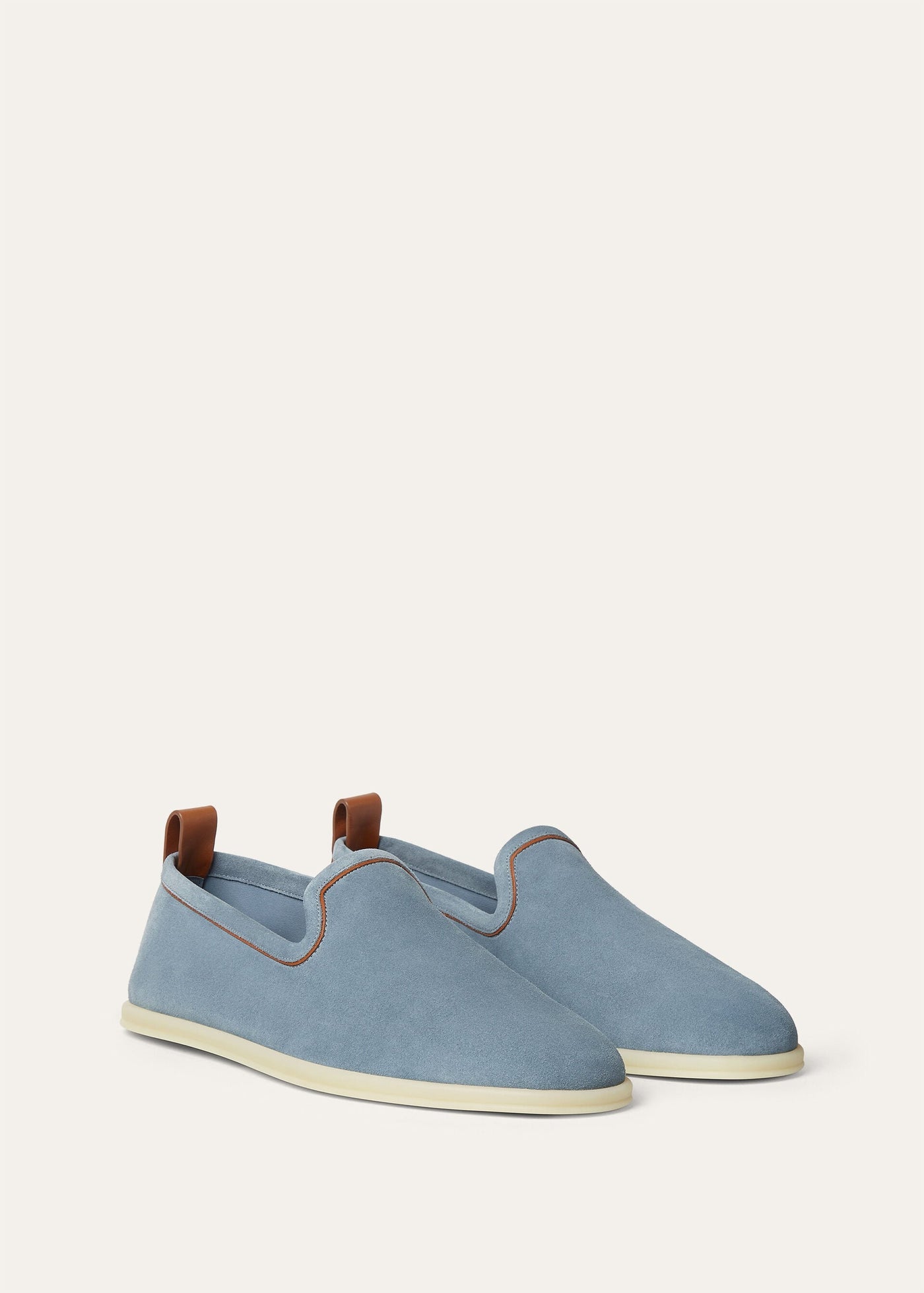 Loro Piana Venice Walk Loafers - Brisk Blue