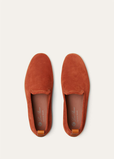 Loro Piana Venice Walk Loafers -  Dark Brick
