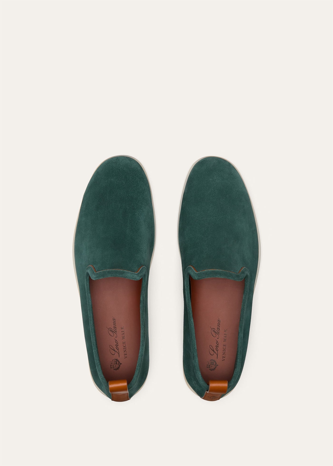 Loro Piana Venice Walk Loafers - Conifer