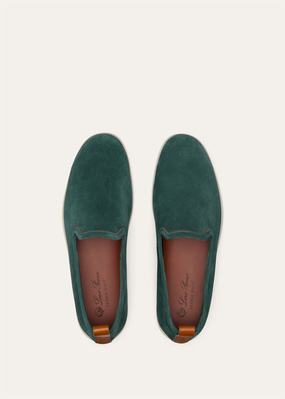 Loro Piana Venice Walk Loafers - Conifer