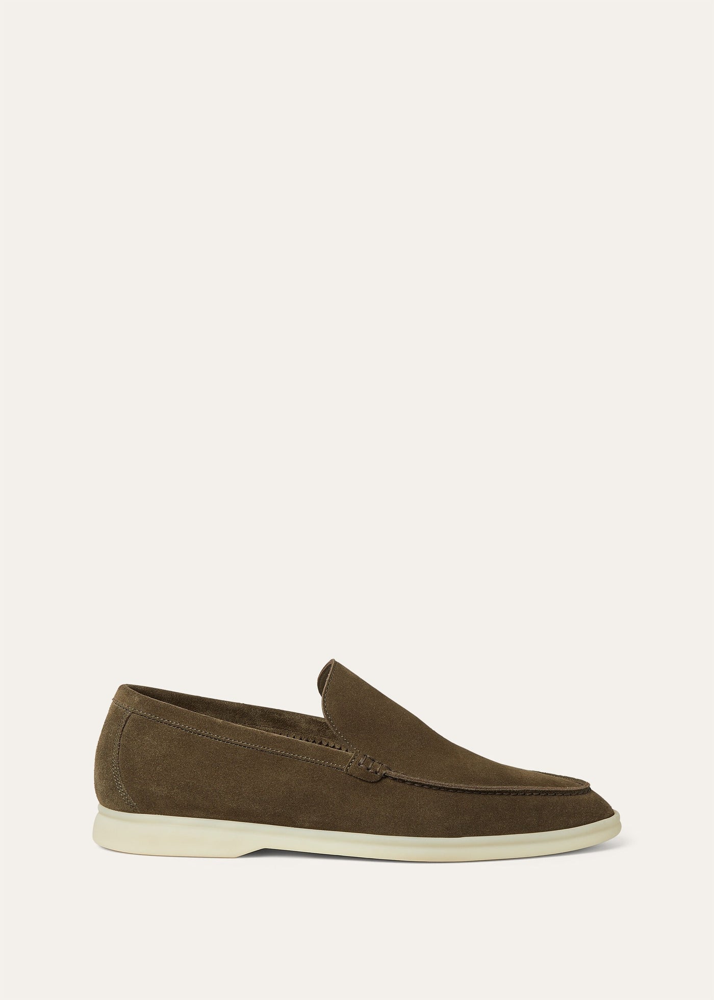 Loro Piana Summer Walk Loafer - Grey Moss