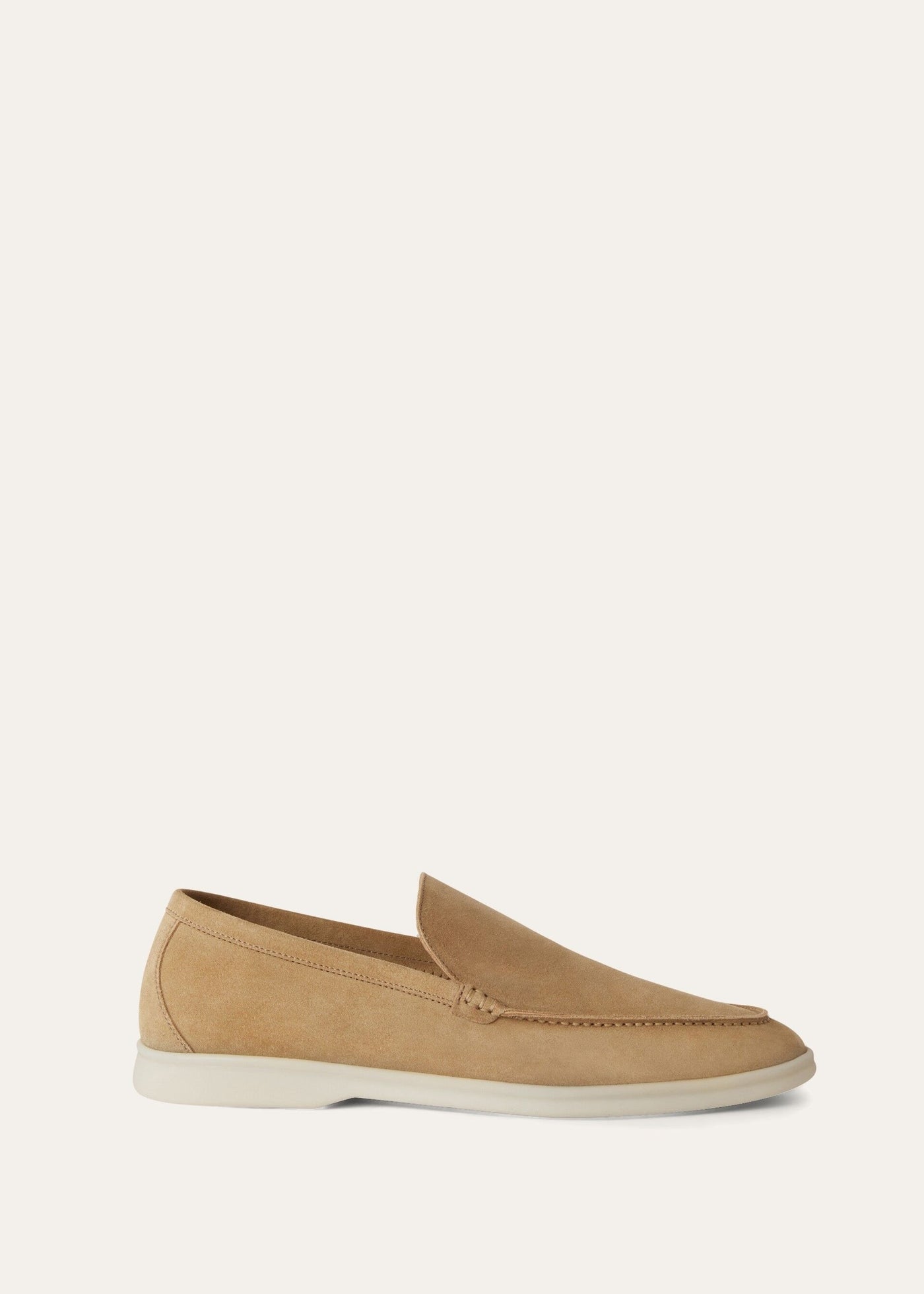 Loro Piana Summer Walk Loafer - Light Wood Smoke