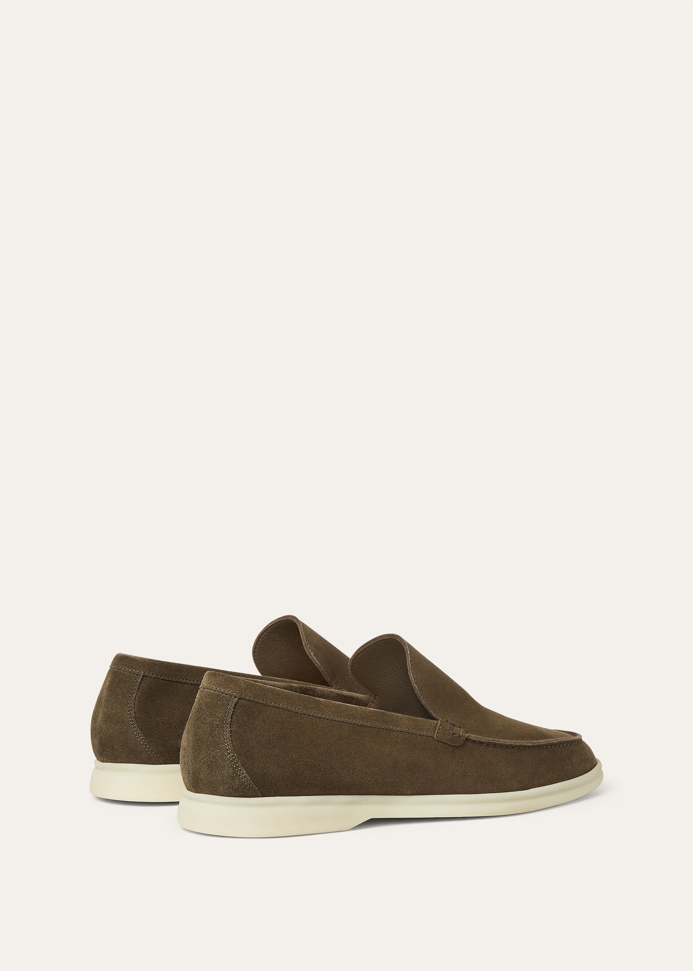 Loro Piana Summer Walk Loafer - Grey Moss
