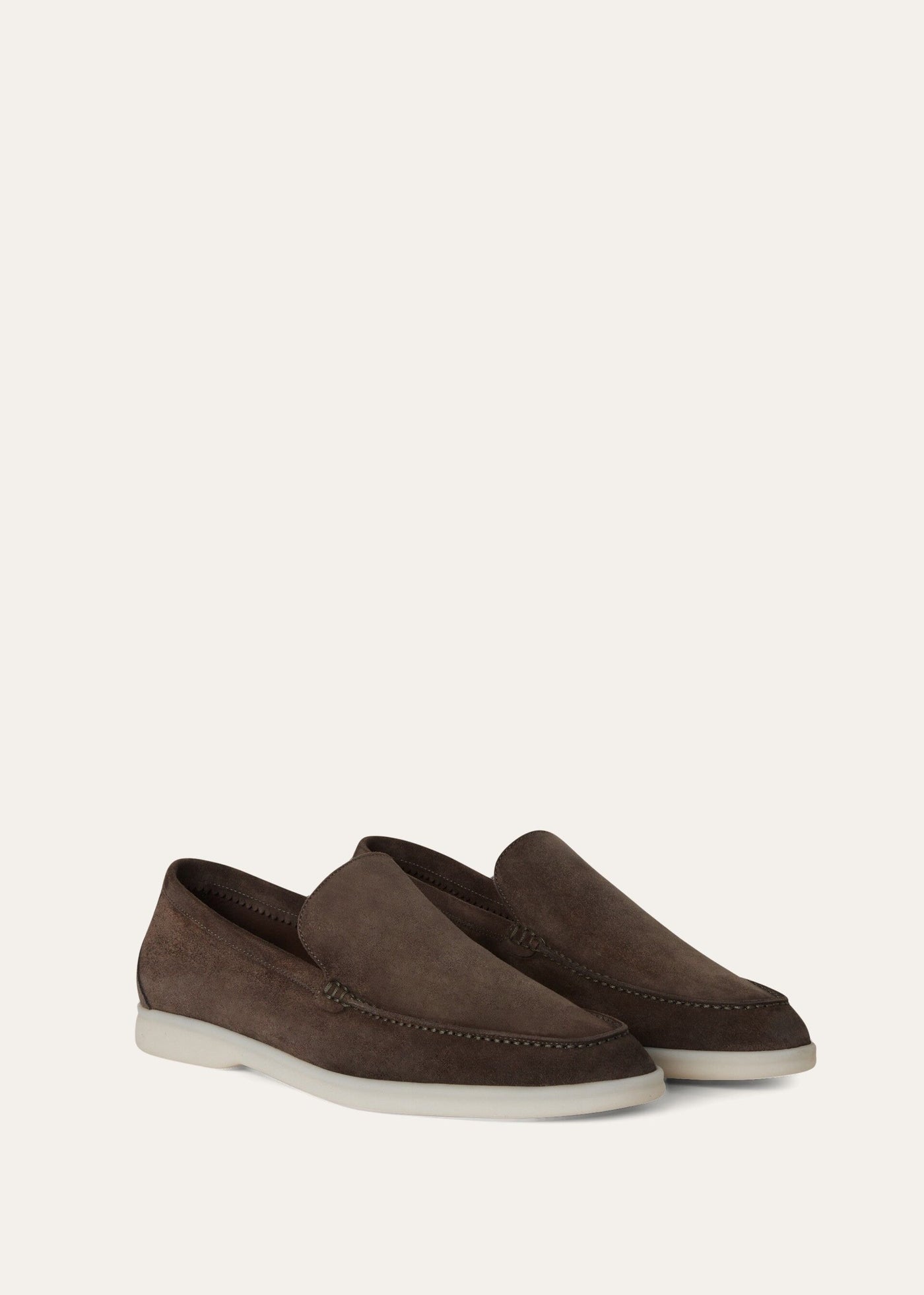 Loro Piana Summer Walk Loafer - Warm Gray