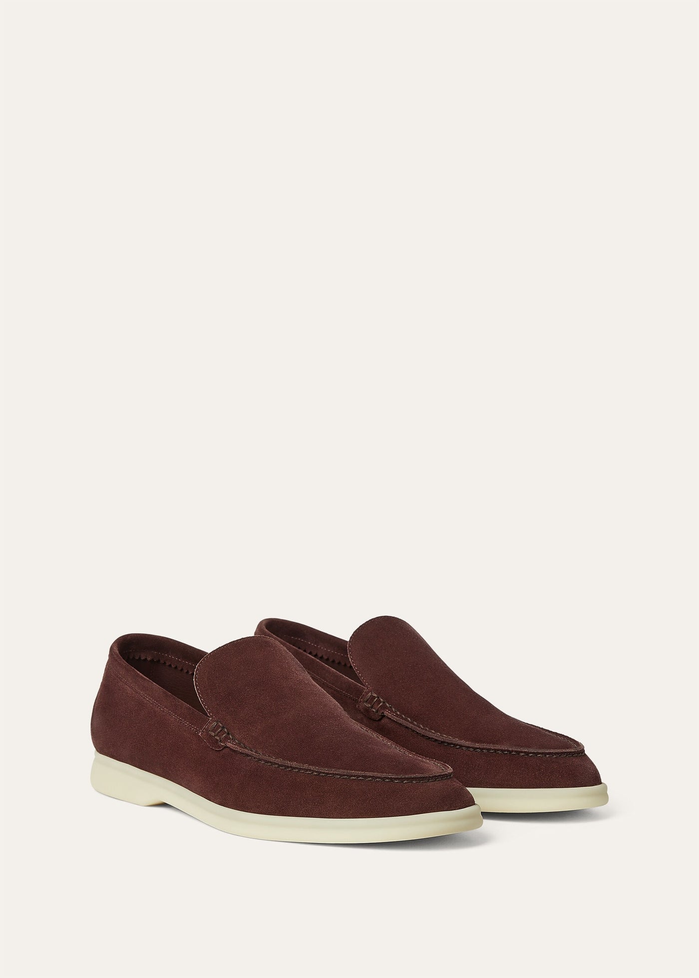 Loro Piana Summer Walk Loafer - Very Dark Maroon