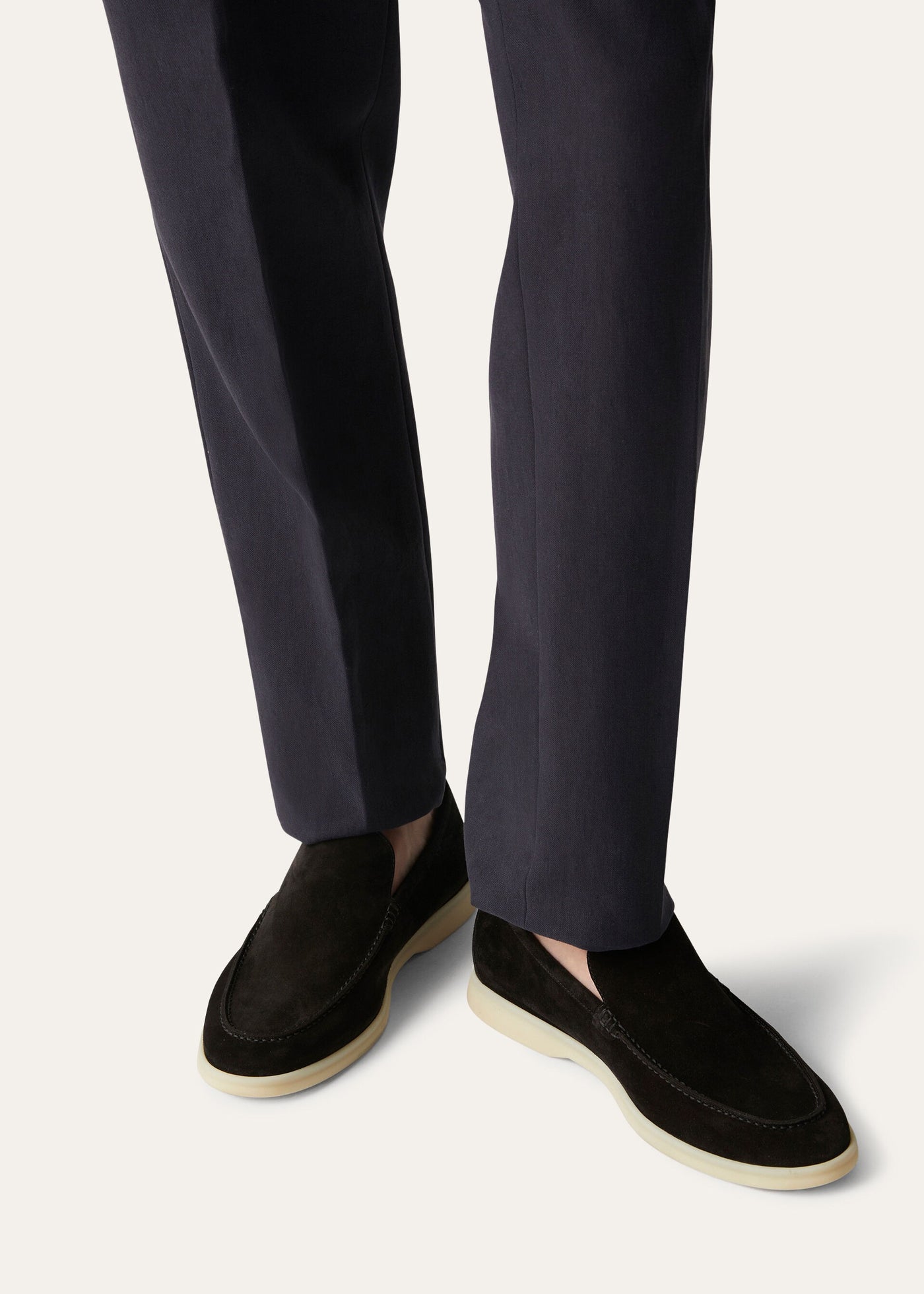Loro Piana Summer Walk Loafer - Black