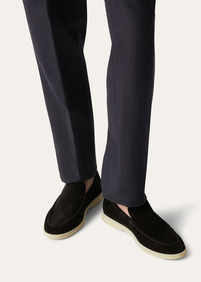Loro Piana Summer Walk Loafer - Black