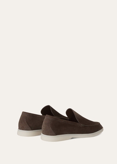 Loro Piana Summer Walk Loafer - Warm Gray