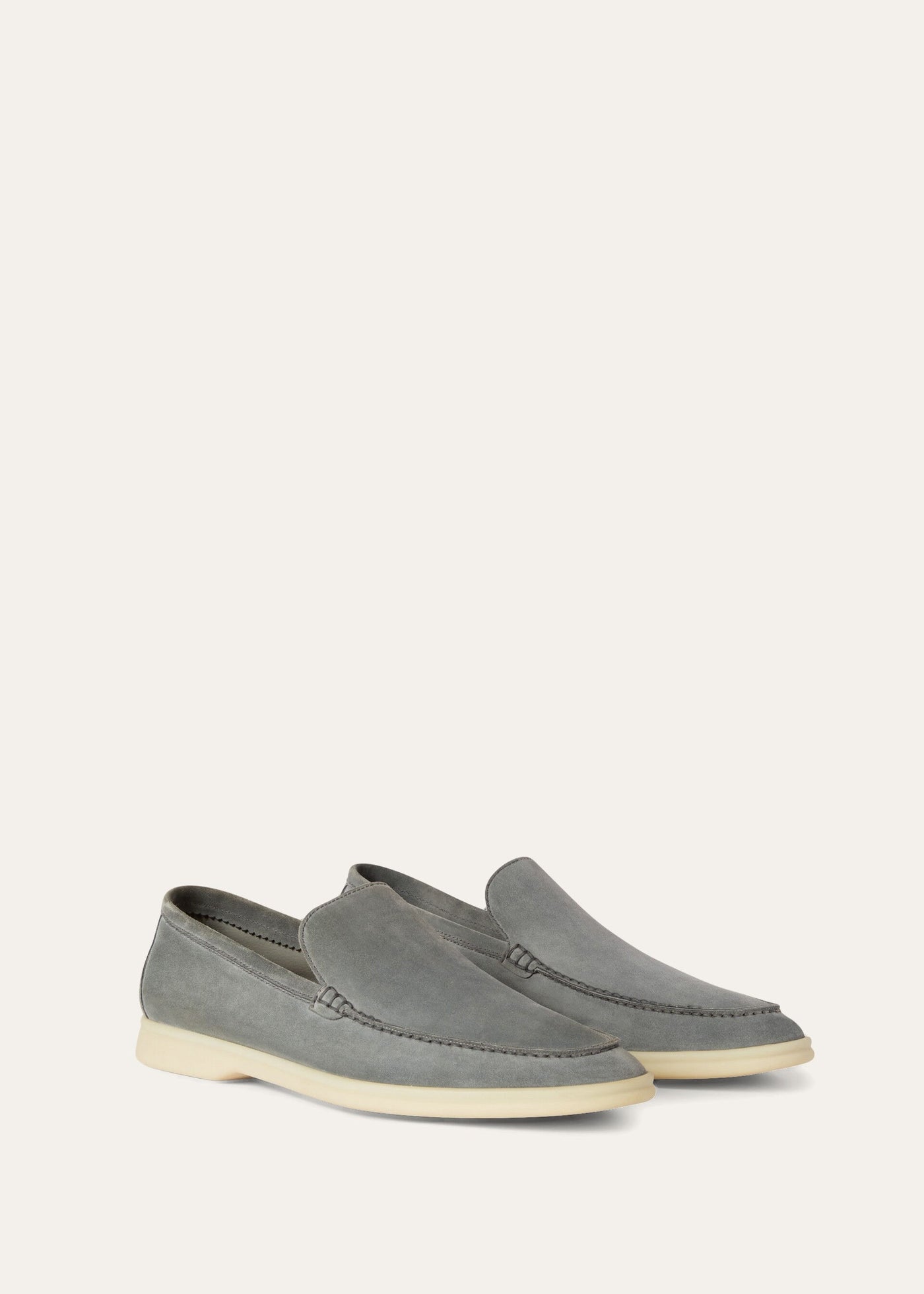 Loro Piana Summer Walk Loafer - Gull Gray