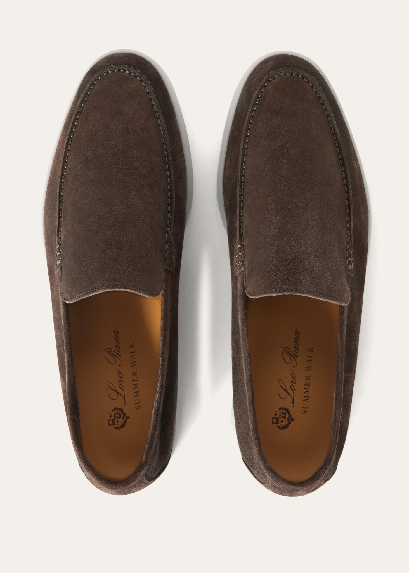 Loro Piana Summer Walk Loafer - Warm Gray