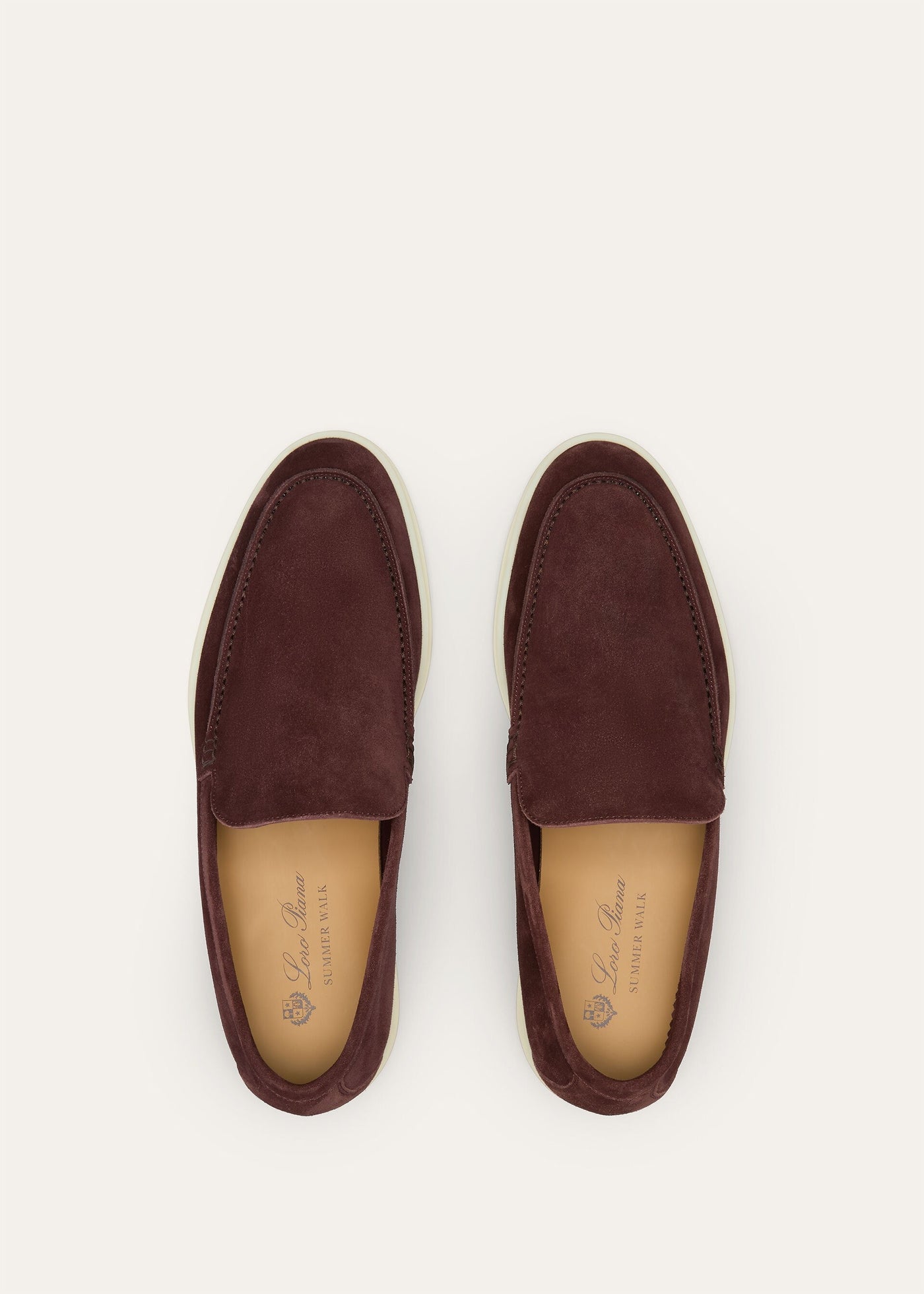 Loro Piana Summer Walk Loafer - Very Dark Maroon