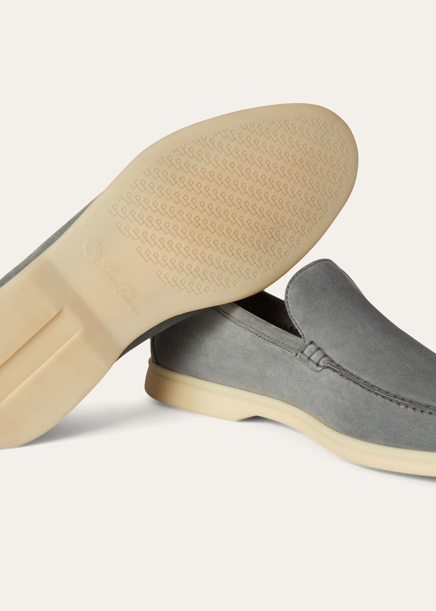 Loro Piana Summer Walk Loafer - Gull Gray