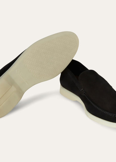 Loro Piana Summer Walk Loafer - Black