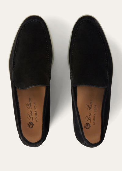 Loro Piana Summer Walk Loafer - Black