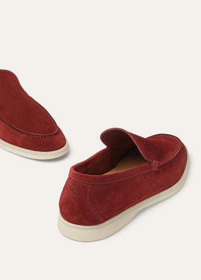 Loro Piana Summer Walk Loafer - Dried Red