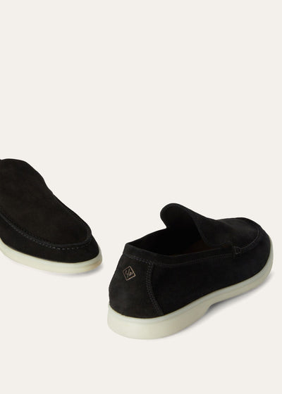 Loro Piana Summer Walk Loafer - Black