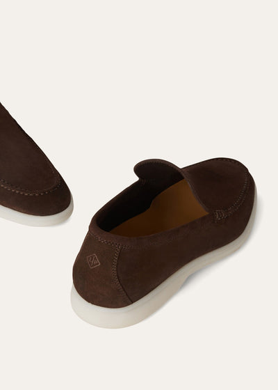 Loro Piana Summer Walk Loafer - Chocolate