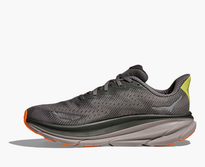 Hoka Clifton 9 GORE TEX - Asphalt grey/Gravel