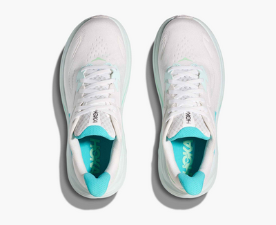 Hoka Clifton 10 - White/Cielo blue