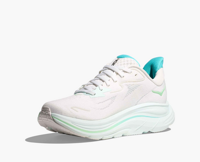 Hoka Clifton 10 - White/Cielo blue