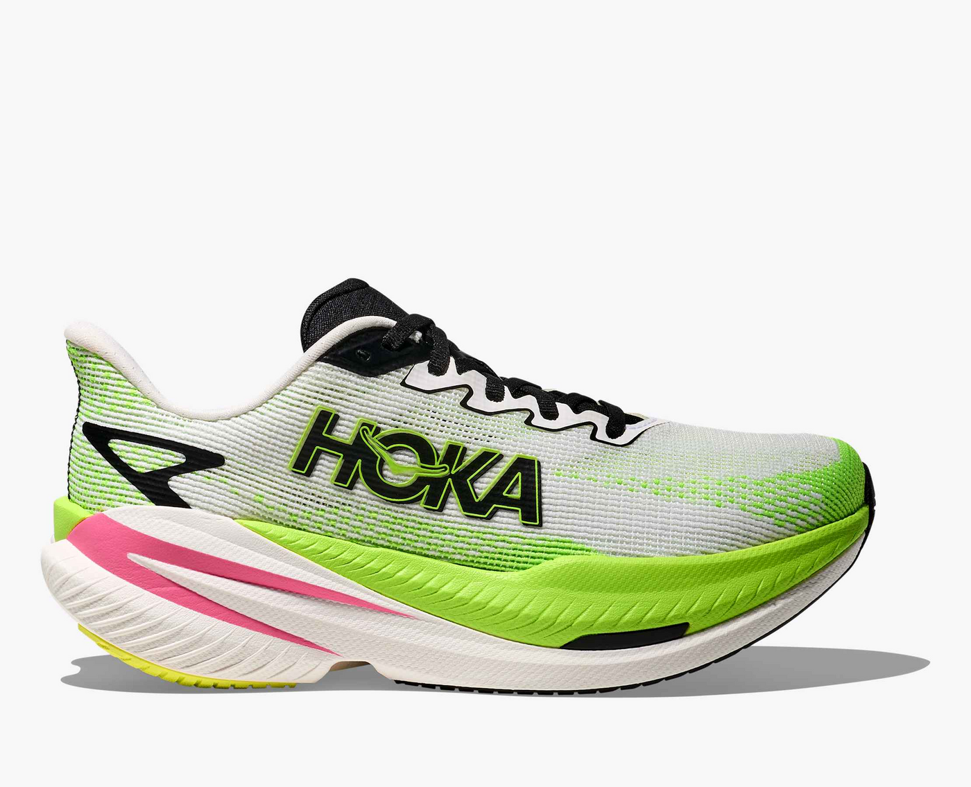 Hoka Mach X 3 - White/Neon lime
