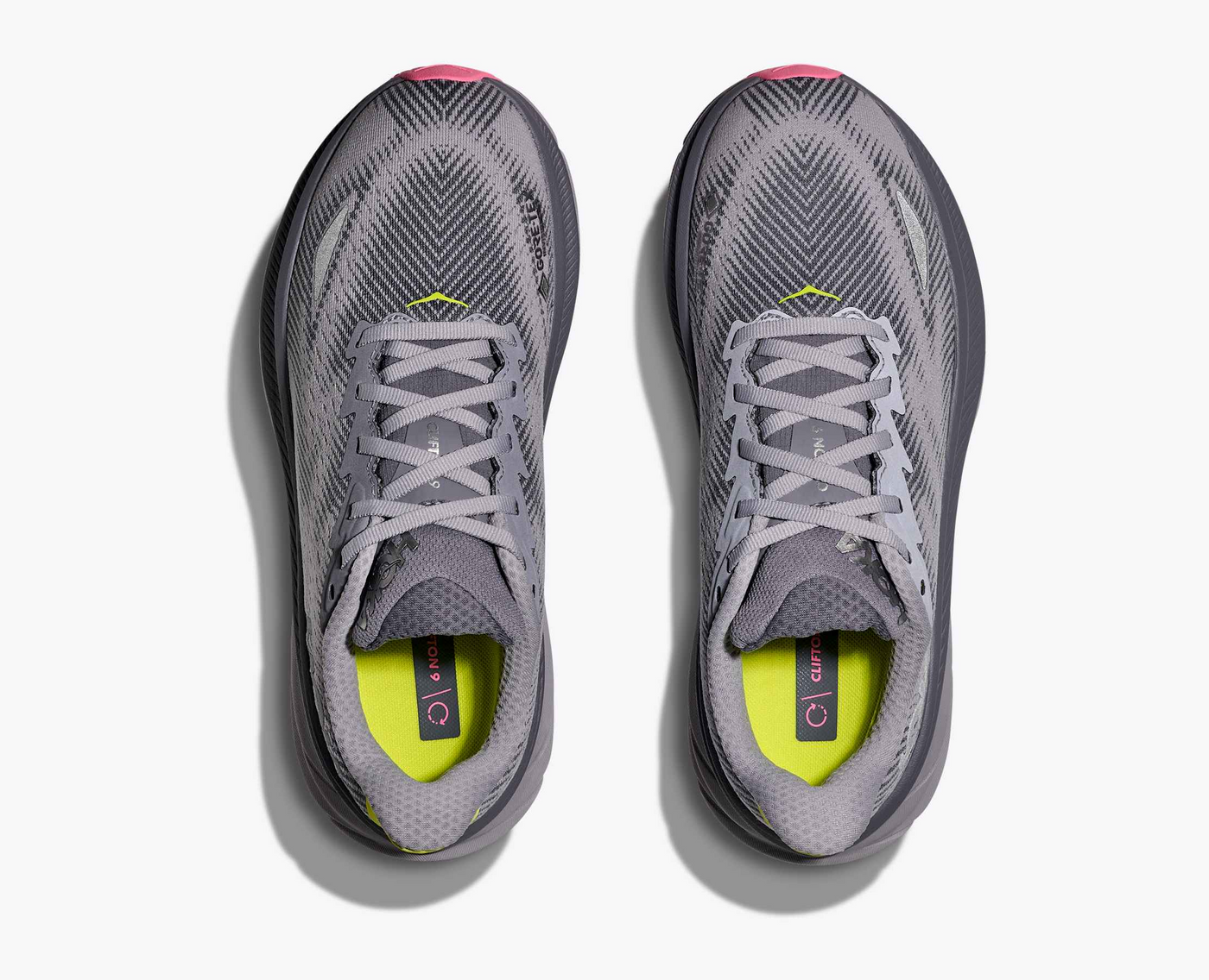 Hoka Clifton 9 GORE TEX - Grey skies/Foggy grey