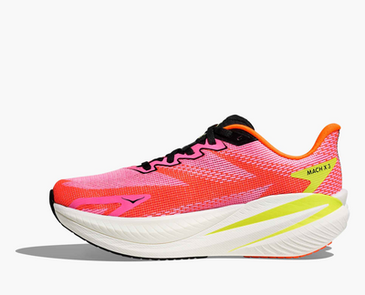 Hoka Mach X 3 - Neon rose / Neon tangerine