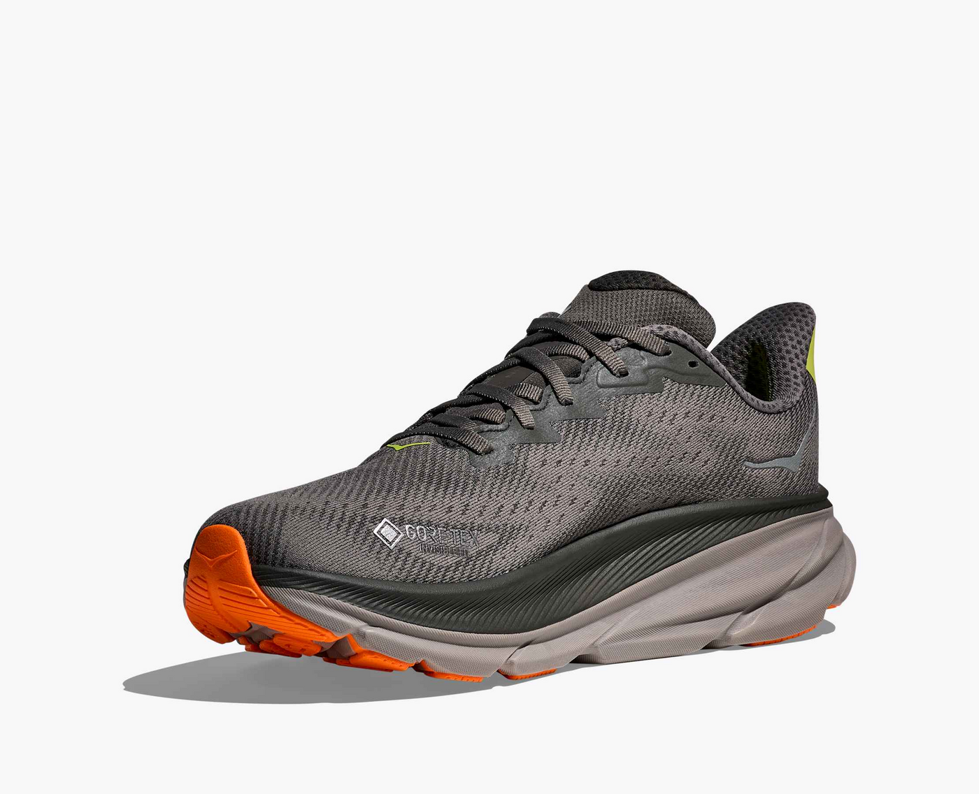 Hoka Clifton 9 GORE TEX - Asphalt grey/Gravel