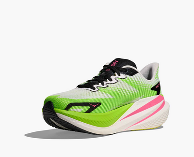 Hoka Mach X 3 - White/Neon lime
