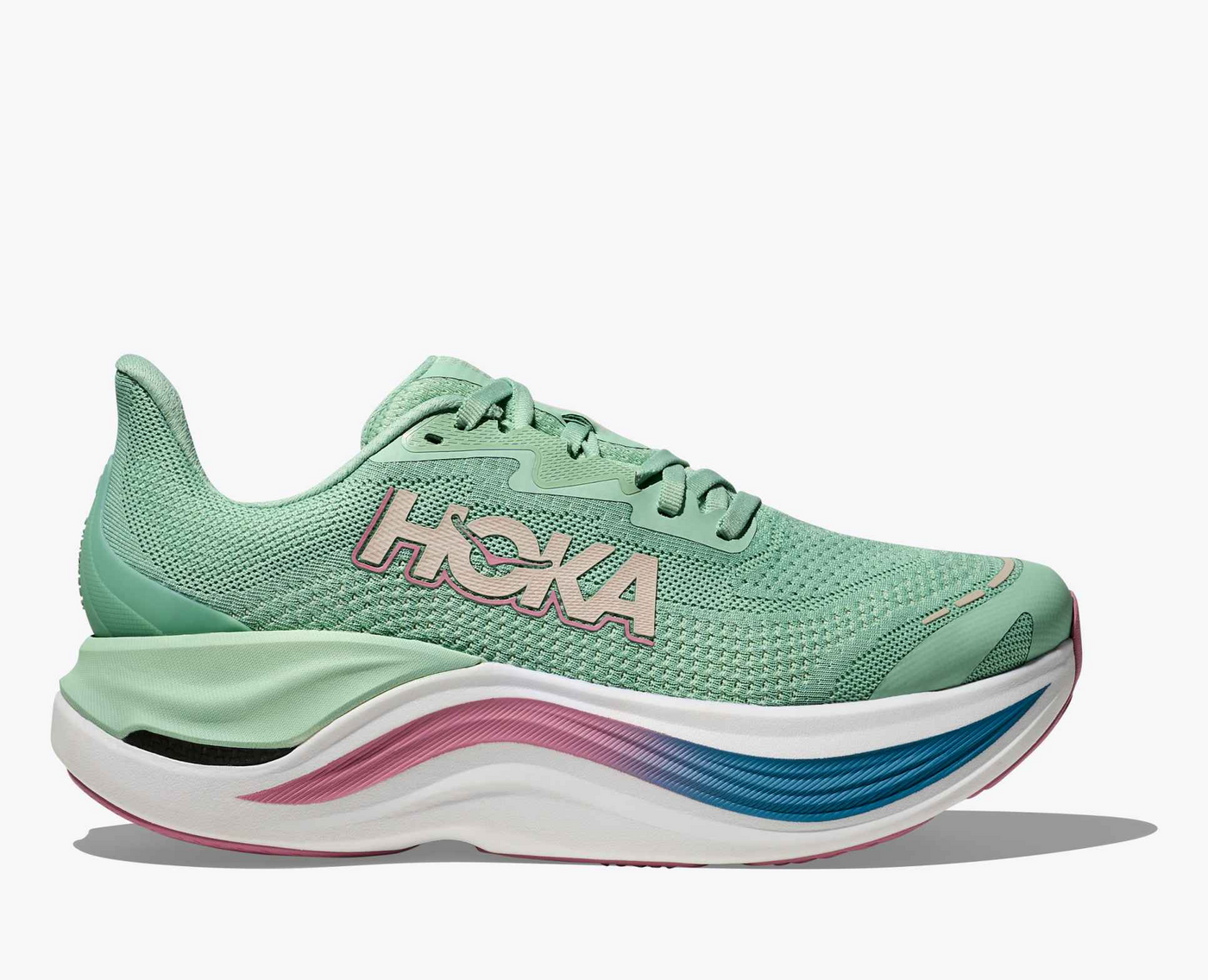 Hoka Skyward X - Jadeite/Dried rose