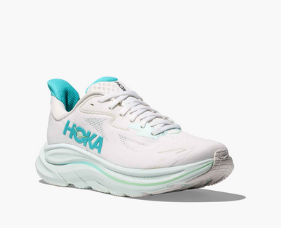 Hoka Clifton 10 - White/Cielo blue