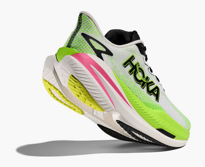 Hoka Mach X 3 - White/Neon lime
