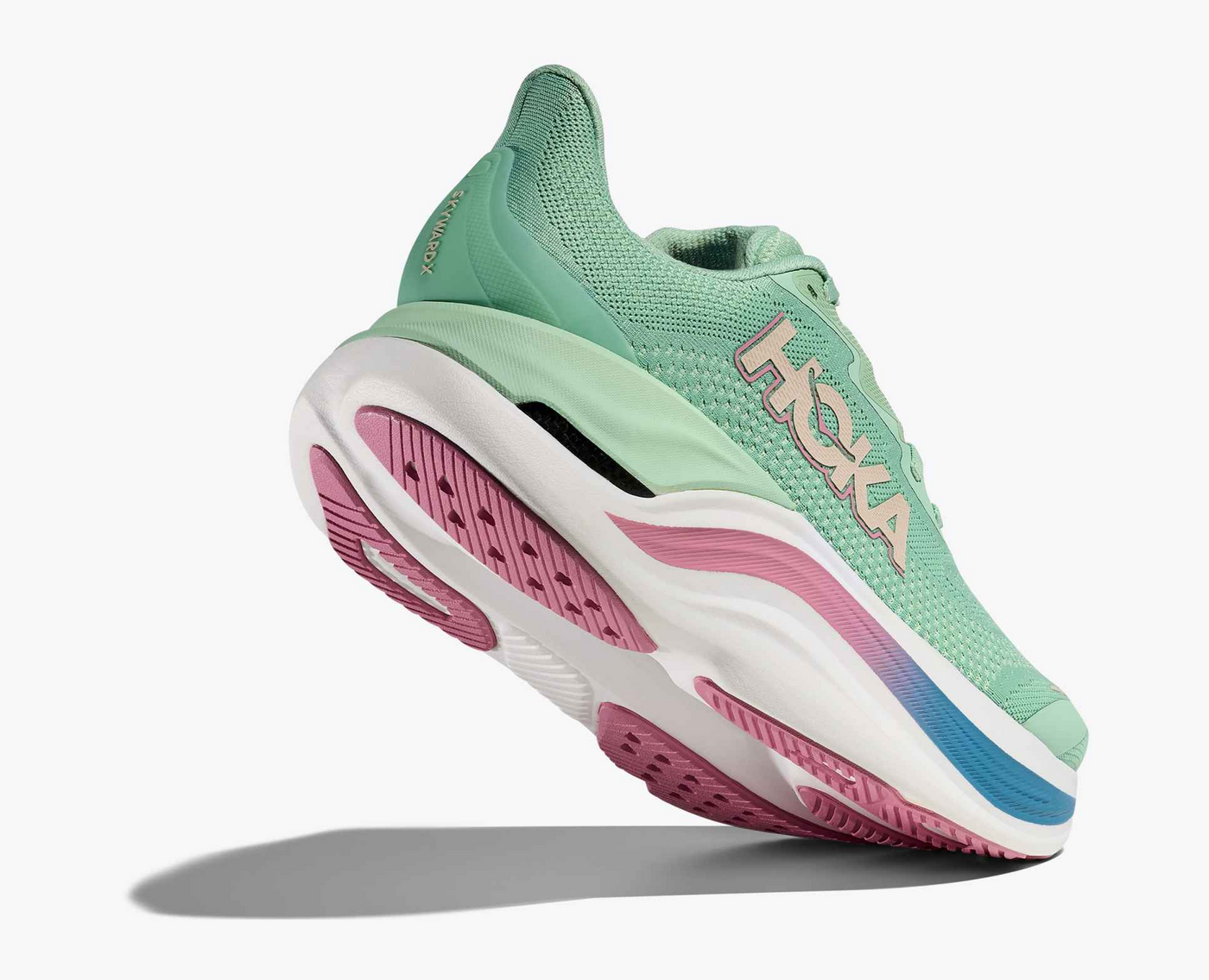 Hoka Skyward X - Jadeite/Dried rose