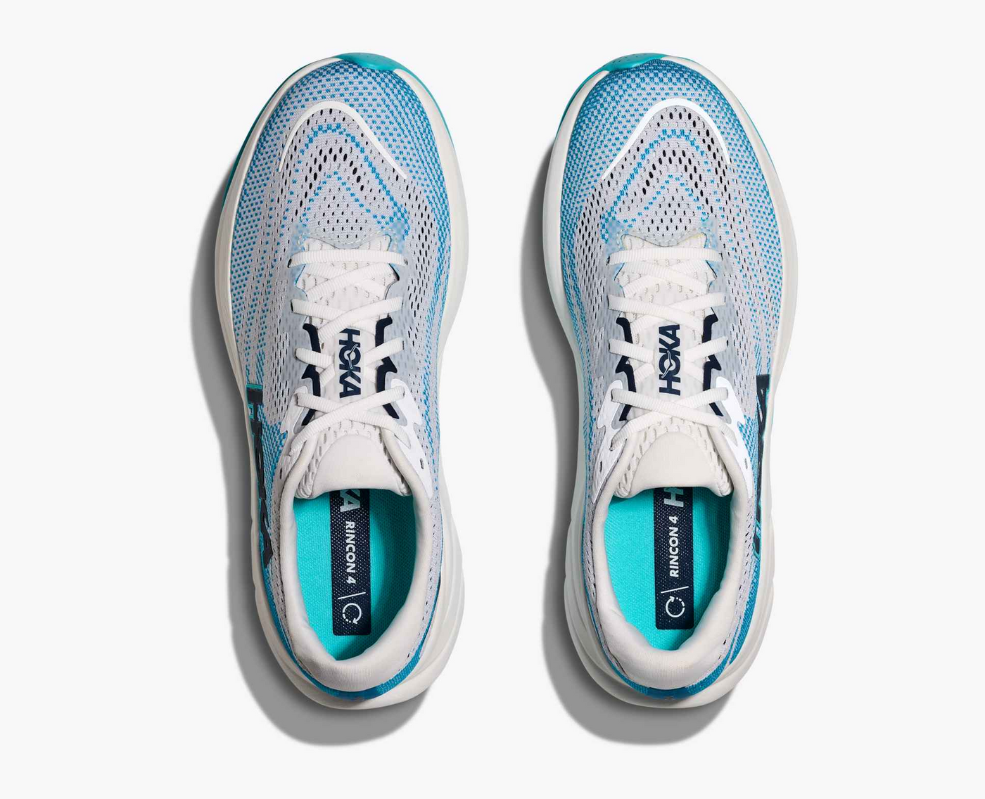 Hoka Rincon 4 - Frost/Skyward blue