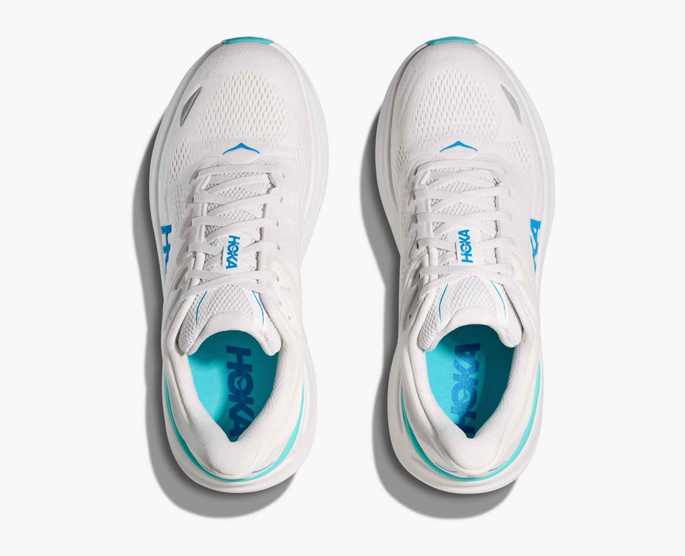 Hoka Bondi 9 - White/Hoka blue