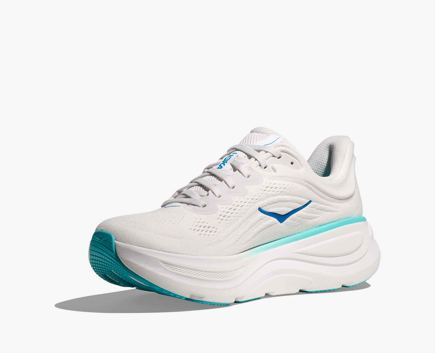 Hoka Bondi 9 - White/Hoka blue