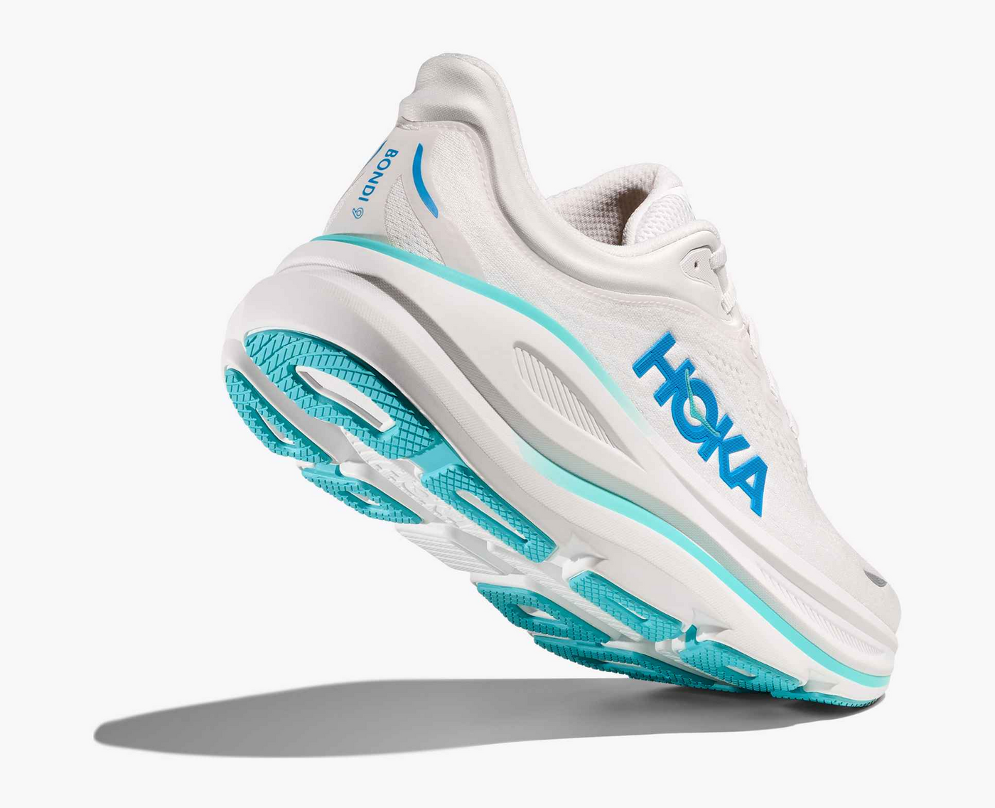 Hoka Bondi 9 - White/Hoka blue