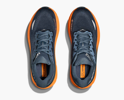 Hoka Clifton 9 GORE TEX - Stormy skies/Orange zest