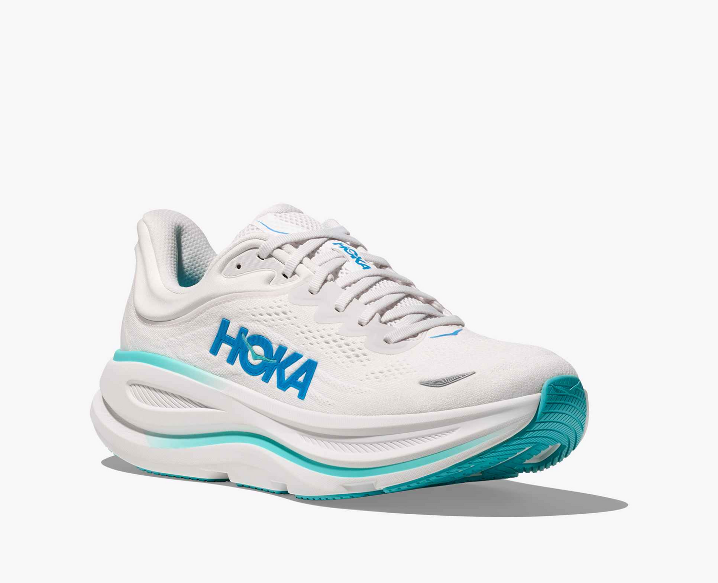 Hoka Bondi 9 - White/Hoka blue