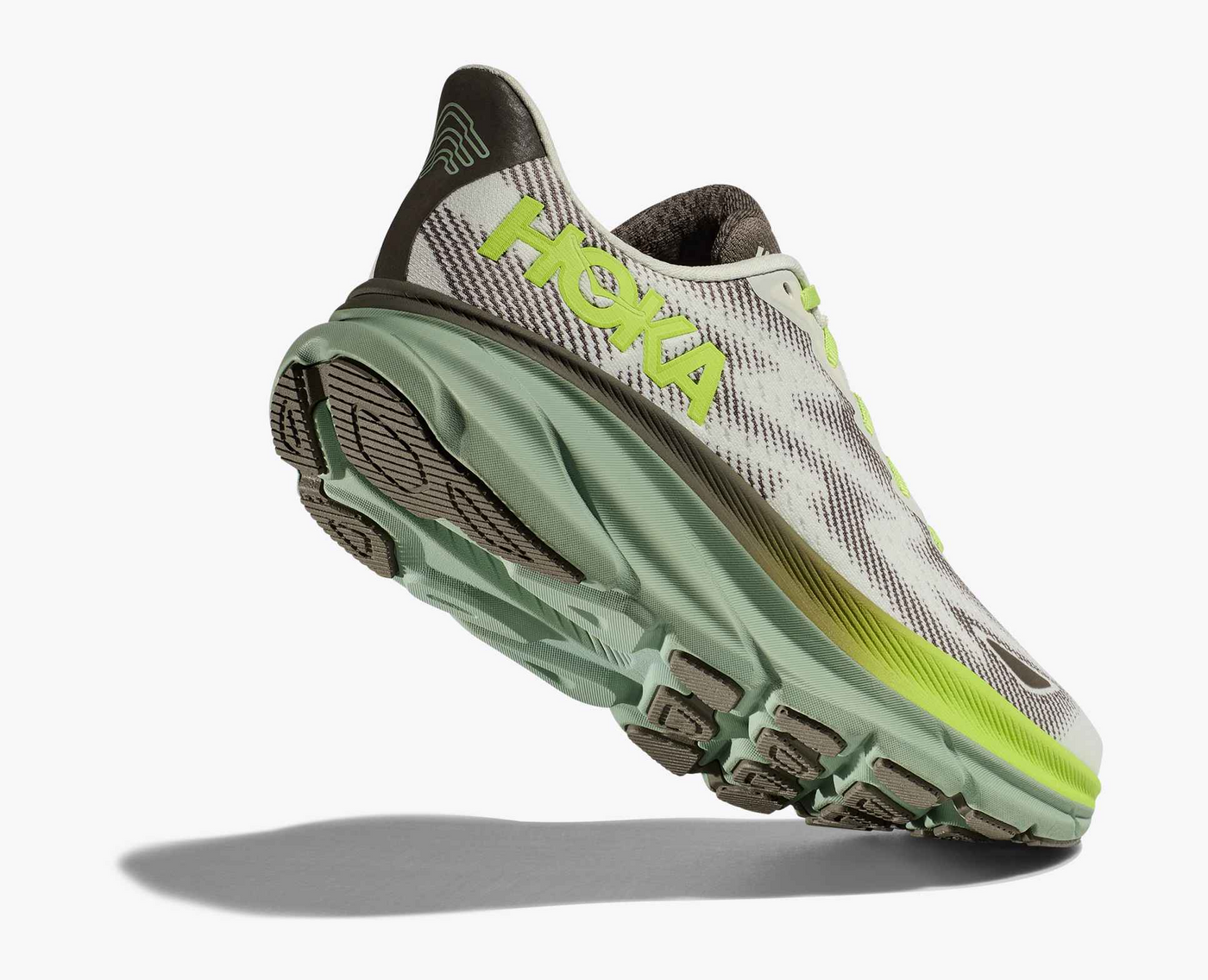 Hoka Clifton 9 GORE TEX - Slate/Aloe vera
