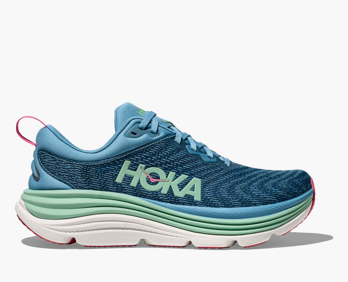 Hoka Gaviota 5 - Alpine blue/Jadeite