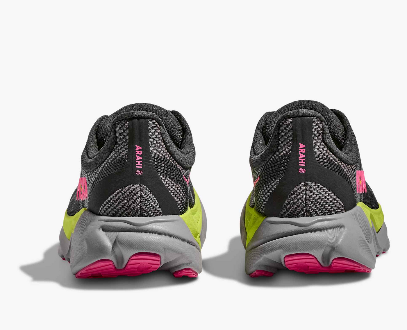 Hoka Arahi 8 - Charcoal grey/Grey skies