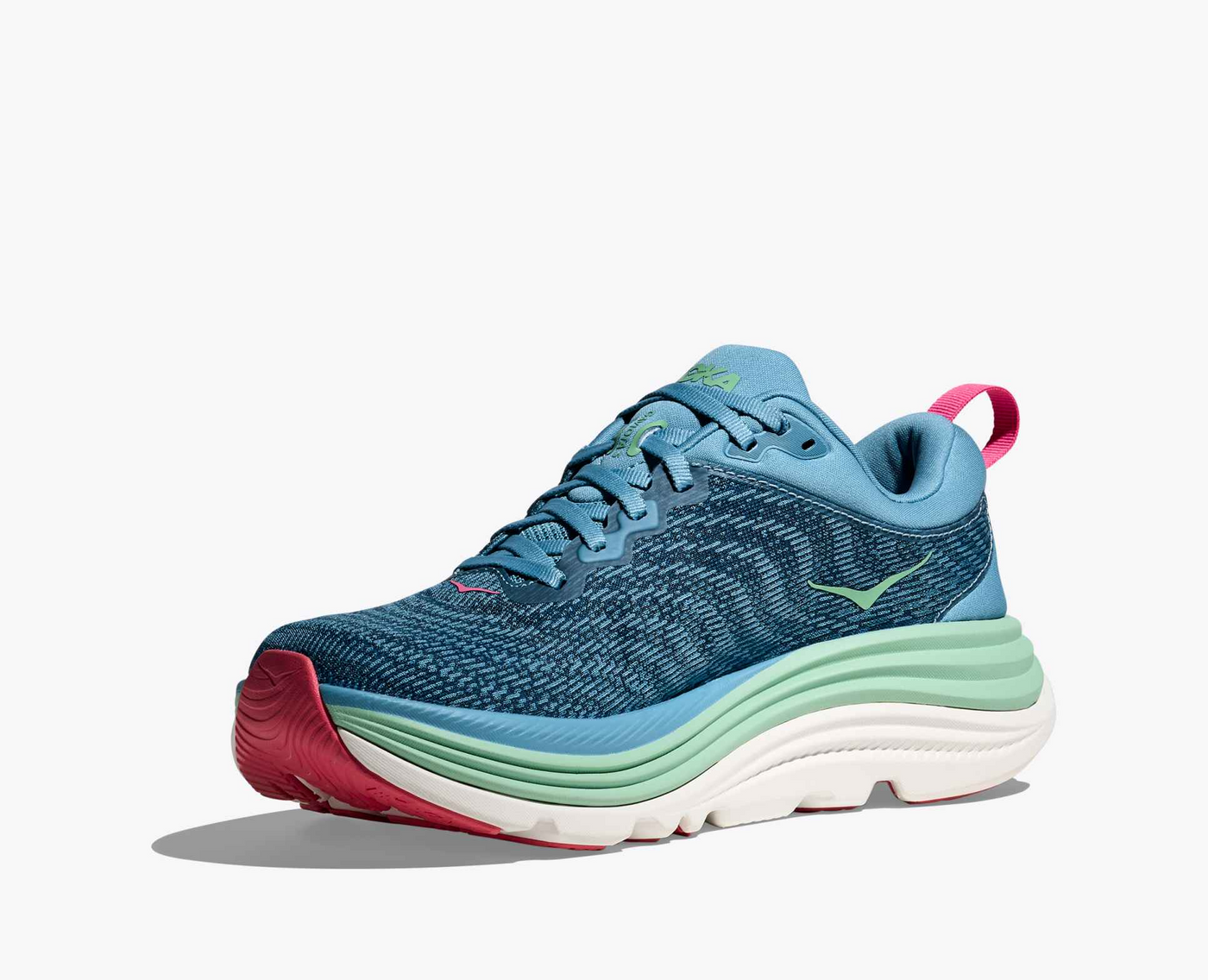 Hoka Gaviota 5 - Alpine blue/Jadeite